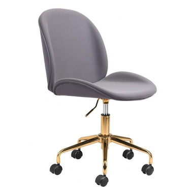 Miles Office Chair 33.5 Inch Tall and 21.7 Inch Wide by Zuo Modern - 101753