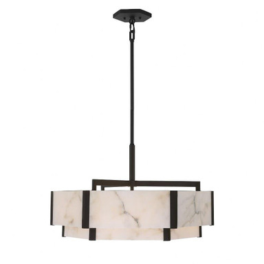 Orleans 6 Light Pendant 15.5 Inch Tall and 24.28 Inch Wide by Savoy House - 7-2333-6-50