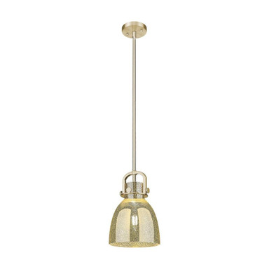 Newton Bell 1 Light Stem Mini Pendant 8 Inch Wide by Innovations - 410-1SS-G412-8_P