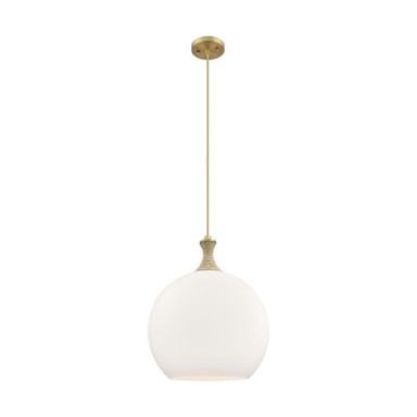 Astor 1 Light Cord Rope Pendant 18.5 In and 14 In Wide by Innovations - 415-1PR-G12-14_P