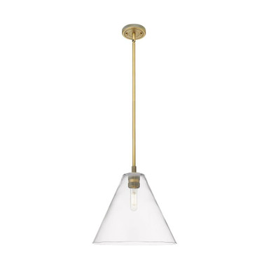 Crown Point 1 Light Stem Pendant 11.25 Inch and 12 Inch Wide by Innovations - 434-1S-GBC-12_P