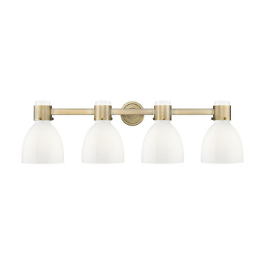 Lawton Bell 4 Light Bath Vanity 10 Inch Tall X 34 Inch Wide by Innovations - 464-4W-G464D-7_P