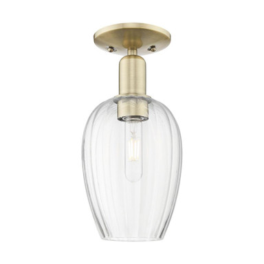Preston 1 Light Semi Flush Mount 13.25 Inch X 6.25 Inch Wide by Innovations - 716-1C-G457-6_P