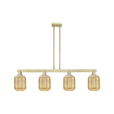 Preston 4 Light Stem Jar Island 12.63 Inch and 48 Inch Wide by Innovations - 716-4I-G460-7_P