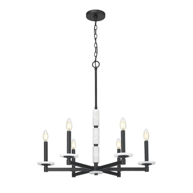 Kaden 6 Light Chandelier 29 Inch Tall and 28 Inch Wide by Z Lite - 3045-6