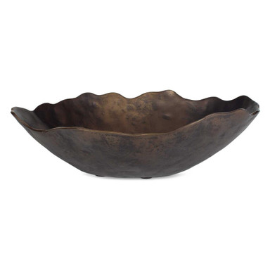 Obscura Outdoor Bowl 5 Inch Tall and 16 Inch Wide by uttermost - 18274