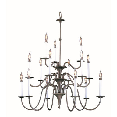 Jamestown 15 Light Oversized Foyer Chandelier by Framburg 9235