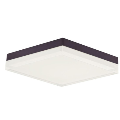 Illuminaire II 20W 1 LED 10.5 Inch Wide Square Flush Mount by Maxim - 57689CLFT