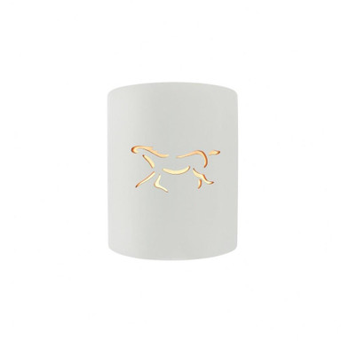 Sun Dagger 1 Light Horse Cut Out Wall Sconce by Justice Design - CER-9010