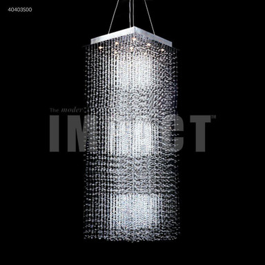 Crystal Rain 9 Light Medium Chandelier by James Moder - 40403S009LECH