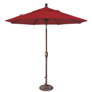 7.5 Foot Aluminum Crank Lift Octagon Market Umbrella by Simply Shade - SSUM97