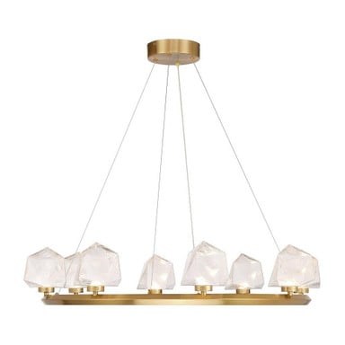 Castello 32W 8 LED Chandelier 6 Inch Tall X 33.63 Inch Wide By Savoy House - 1-1238-8