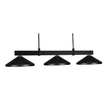 Wellington 3 Light Island Pendant 54 Inch Length by Toltec - 1253-424