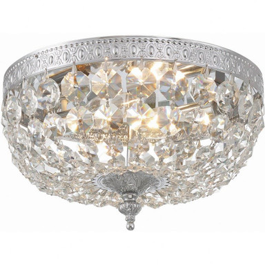 Ceiling Mount 2 Light 10 Inch Wide Classic Flush Mount by Crystorama - 710