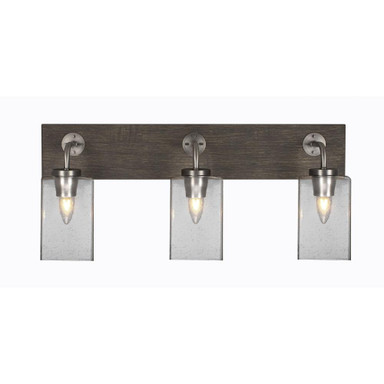 Oxbridge 3 Light Vanity Light 10.25 Inch Tall by Toltec - 1773-GPDW-530
