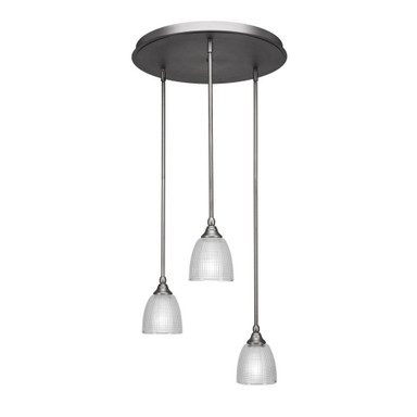 Empire 3 Light Large Pendant 18 Inch Wide by Toltec - 2183-18-1075-