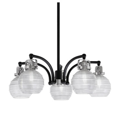 Easton 5 Light Medium Chandelier by Toltec 1945-WHBN-5110