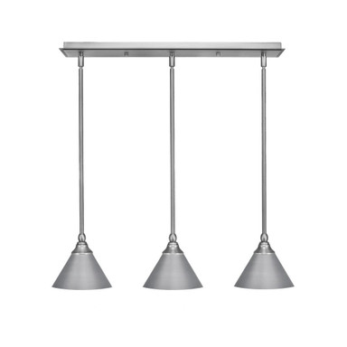 Any 3 Light Linear Pendant 26.75 Inch Length by Toltec - 25-7-625-2675