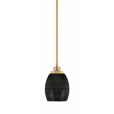 Odyssey 1 Light Stem Hung Mini Pendant by Toltec - 2601-NAB-4029