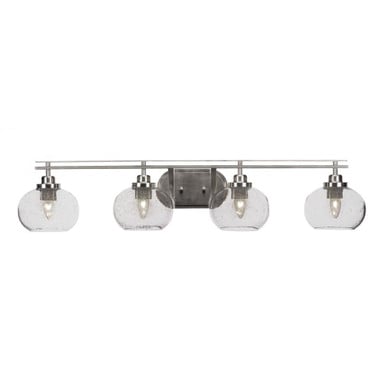 Odyssey 4 Light Vanity Light 40.25 Inch Length by Toltec - 2614-4025-8-4025