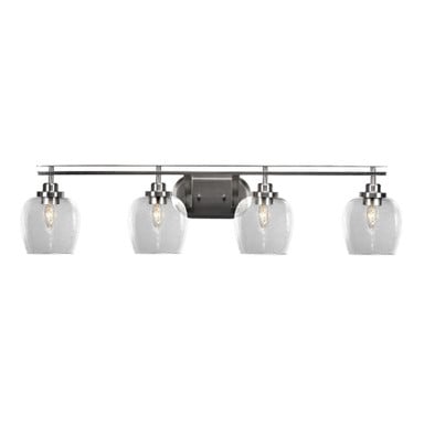 Odyssey 4 Light Vanity Light 39.25 Inch Length by Toltec - 2614-BN-4810