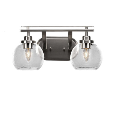 Odyssey 2 Light Vanity Light 16.75 Inch Length by Toltec - 2612-BN-4100