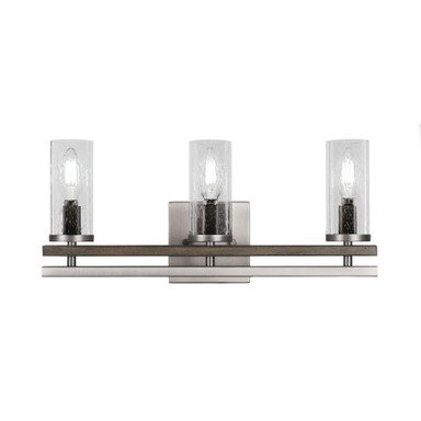 Belmont 3 Light Vanity Light 18.25 Inch Length by Toltec - 2713-GPDW-800