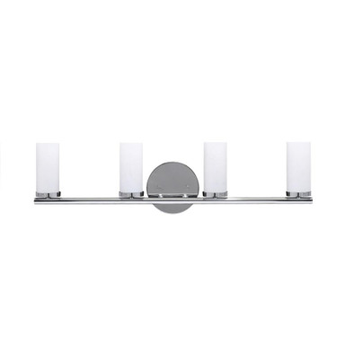 Trinity 4 Light Vanity Light 26 Inch Length by Toltec - 2814-75-80