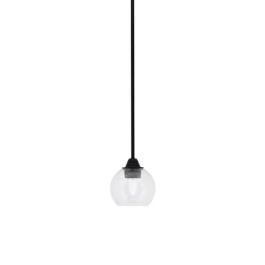 Paramount 1 Light Stem Hung Mini Pendant 6.25 Inch Tall by Toltec - 3401-MB-4100