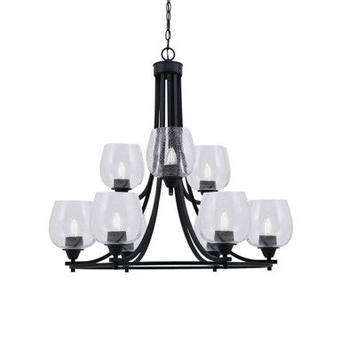 Paramount 9 Light Large Chandelier by Toltec 3409-7