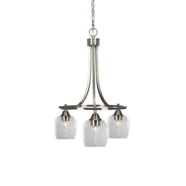Paramount 3 Light Small Chandelier by Toltec 3413-19255