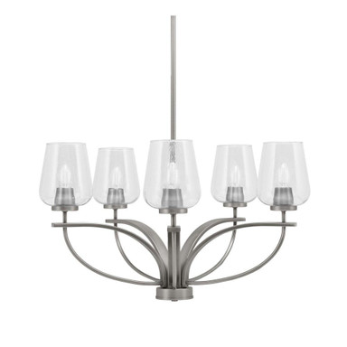 Cavella 5 Light Medium Chandelier by Toltec 3905-GP-210