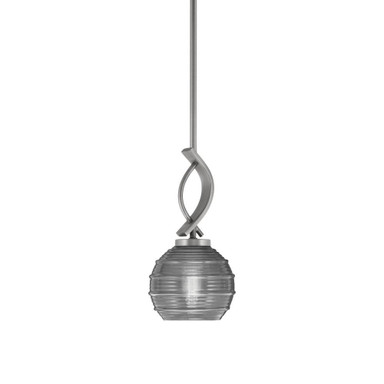 Cavella 1 Light Small Pendant 12 Inch Tall by Toltec - 3901-51