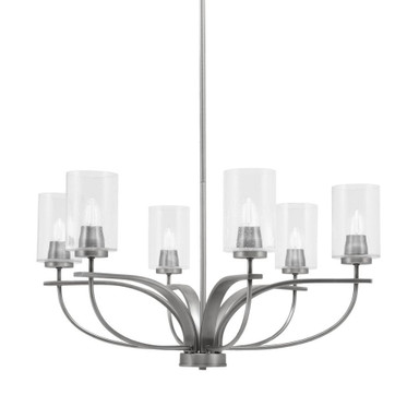 Cavella 6 Light Large Chandelier by Toltec 3906-30