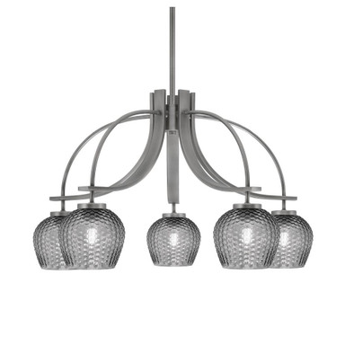 Cavella 5 Light Large Chandelier by Toltec 3925-4602