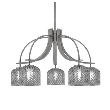 Cavella 5 Light Large Chandelier by Toltec 3925-4612
