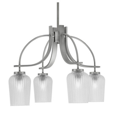 Cavella 4 Light Medium Chandelier by Toltec 3924-4253