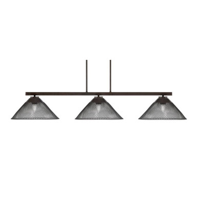 Atlas 3 Light Medium Island Pendant 50 Inch Length by Toltec - 4523-MB-808