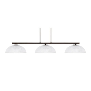 Atlas 3 Light Medium Island Pendant 49.25 Inch Length by Toltec - 4523-MB-540