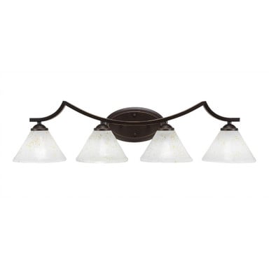 Zilo 4 Light Vanity Light 32.75 Inch Tall by Toltec - 554--3275-3275