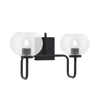 Sandia 2 Light Bath Vanity 10 Inch Tall and 17.5 Inch Length by Toltec - 6222-10-175