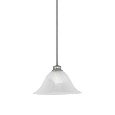 Stem 1 Light Steel Medium Pendant 14 Inch Wide by Toltec - 72-BN-5831