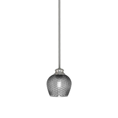 Zola 1 Light Stem Hung Small Pendant 7 Inch Tall by Toltec - 72-7-1
