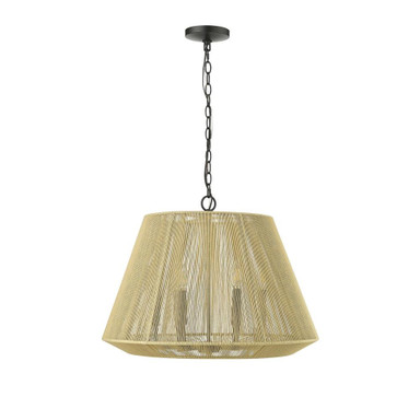 Sterling 6 Light Pendant 15.4 Inch Tall and 24.3 Inch Wide by Millennium - 20606