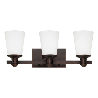 Cimmaron 3 Light Bath Vanity 8 Inch Tall and 20 Inch Wide by Millennium - 2163