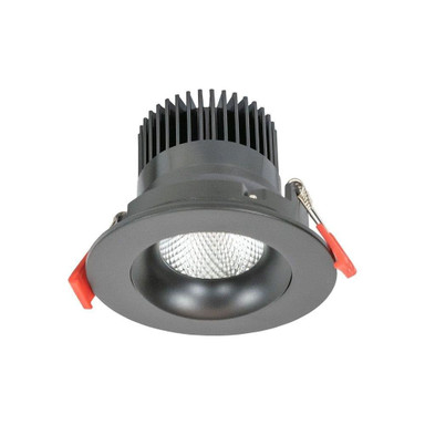 12W 5CCT LED Round Gimbal Recessed Downlight 4.38 Inches Wide by Jesco  - RLF-35312-SW5-WH