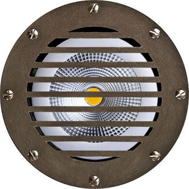 8.1 Inch 18W 1 LED In-Ground Flood Well Light with Grill by Dabmar - FG4400-LED18-F