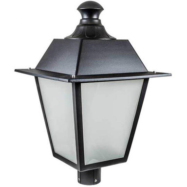 25.25 Inch 30W 1 LED Large Post Top Mount by Dabmar - GM224-LED30