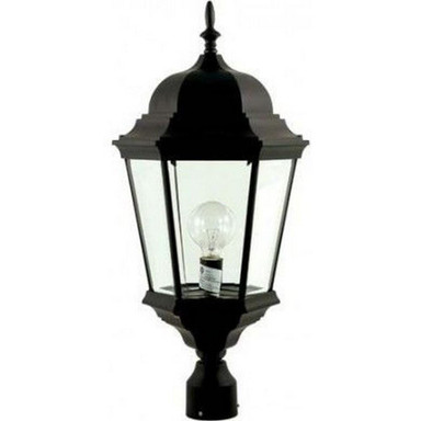 One Light 60W Post Top Mount by Dabmar GM235
