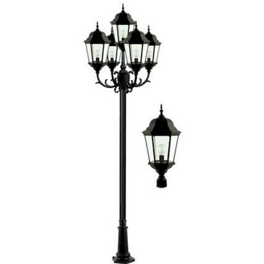Five Light 13W Post Mount by Dabmar - GM2308